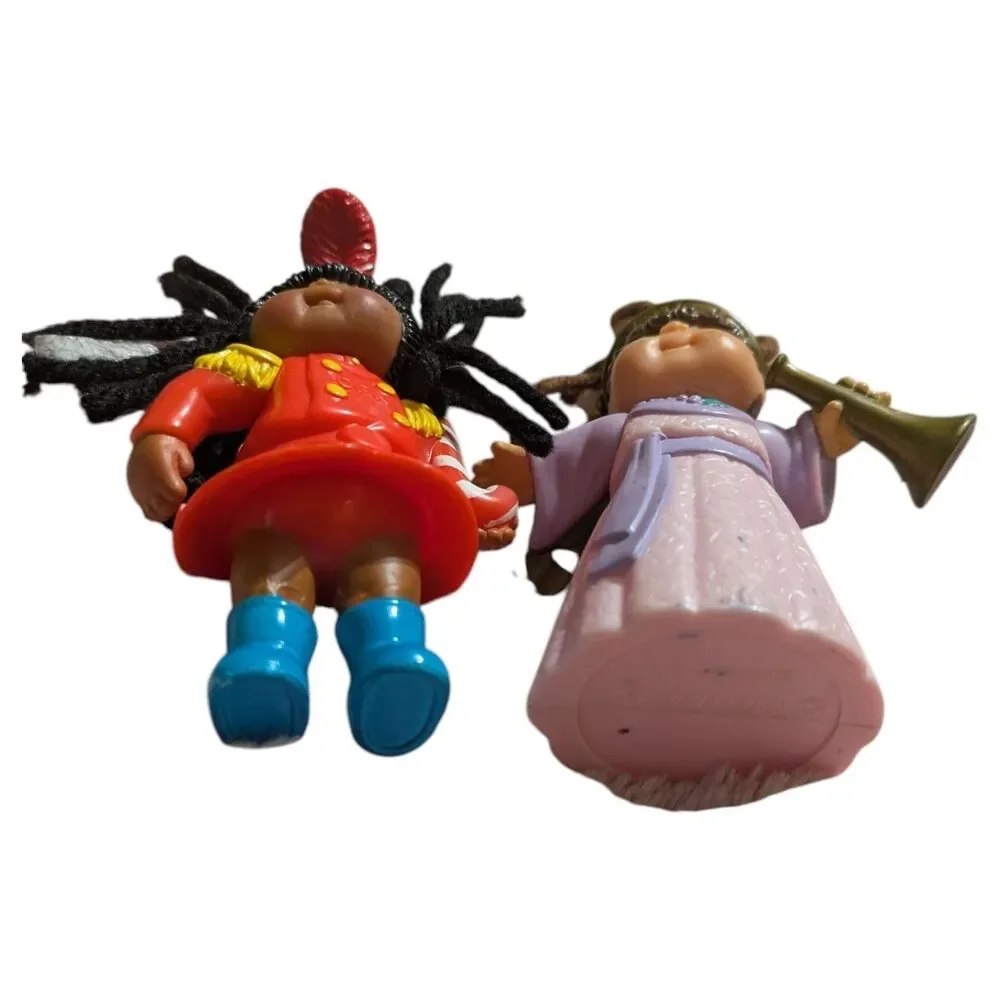 Vintage 1994 McDonald's Cabbage Patch Kids Christmas Figures Lot of 2
